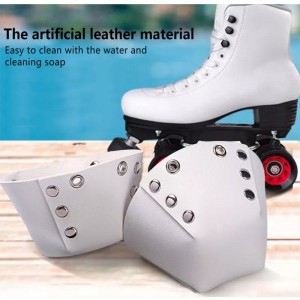 Neue PU-Leder-Zeh-Guard-Protektoren Roller-Skate-Kappe Schuhe-Abdeckung bunt